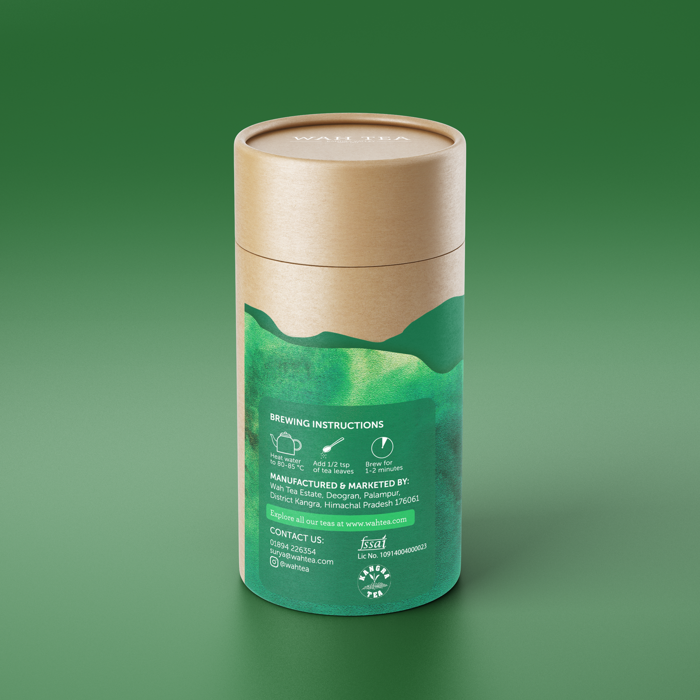 Mighty Mountain · Loose Leaf · 50 gms · Green Tea - Shop Wah Tea