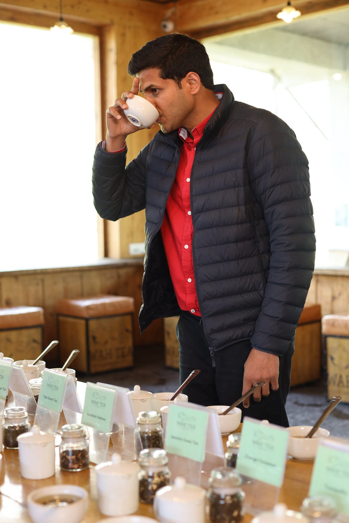 OUR GUESTS OFTEN END THE TOUR IN WONDER AT THE PURE ART AND SCIENCE THAT GOES INTO MAKING A SINGLE CUP OF TEA!