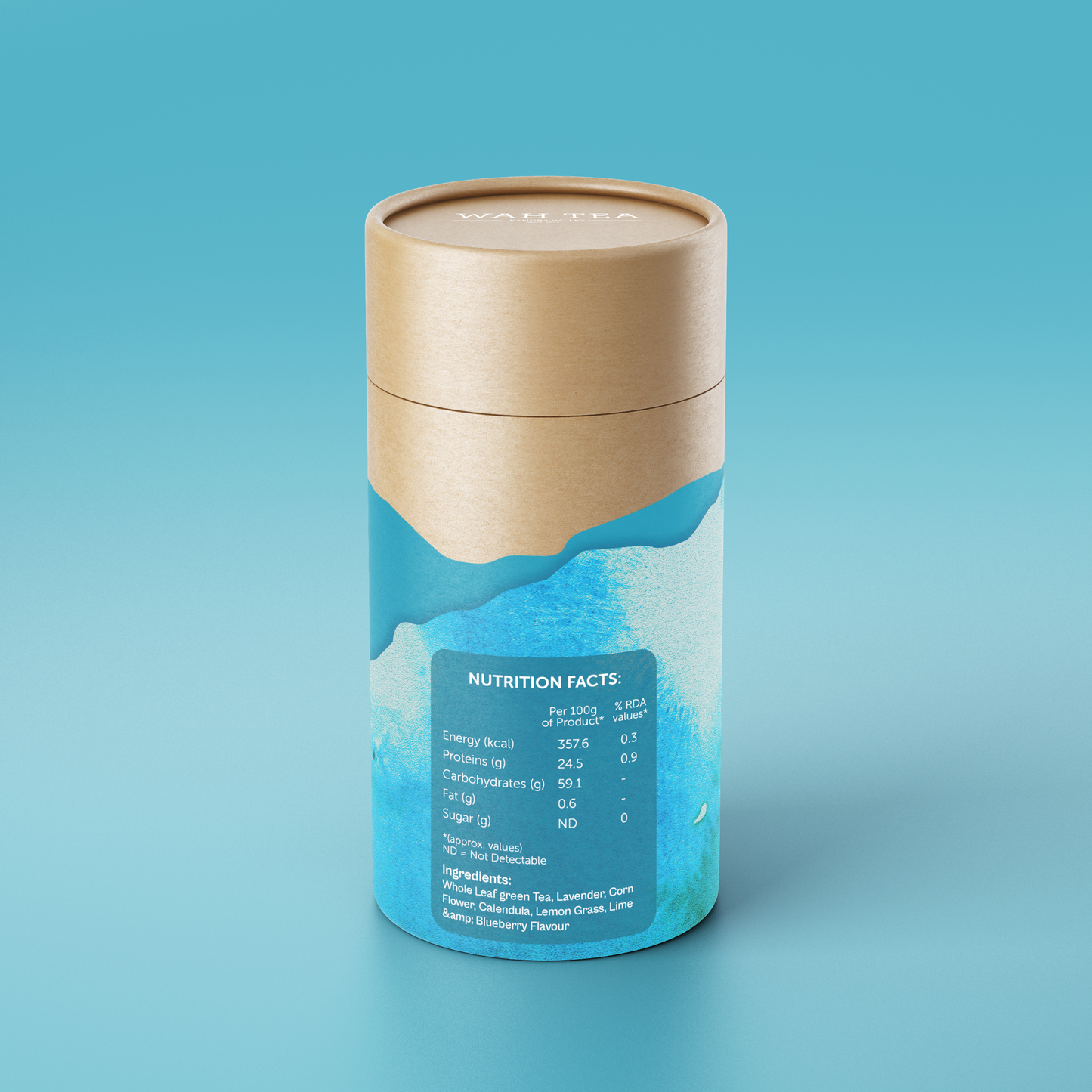 Blueberry Blossom · Loose Leaf · 50 gms · Green Tea - Shop Wah Tea