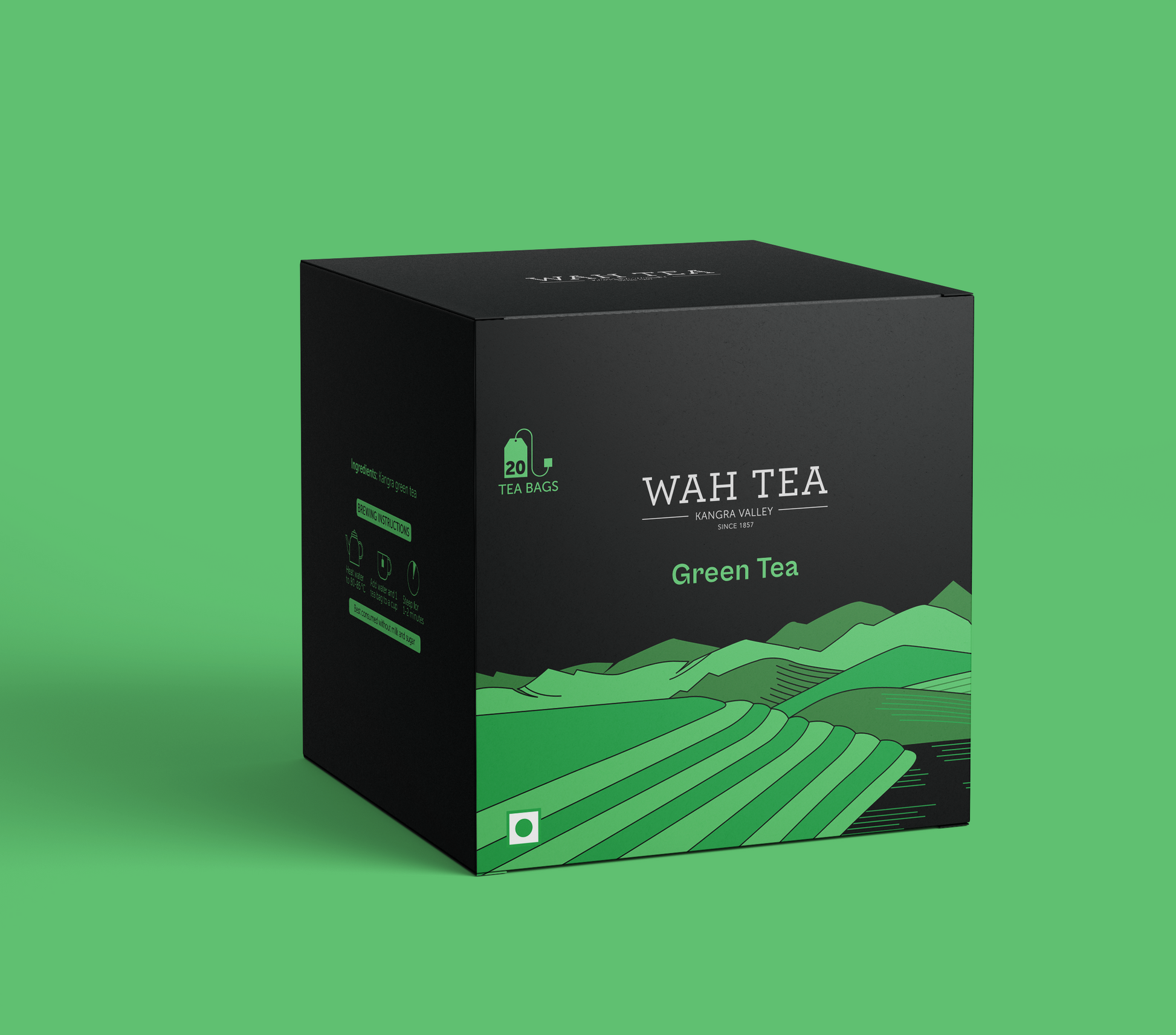 Green Tea · 20 pcs · Tea Bags - Shop Wah Tea