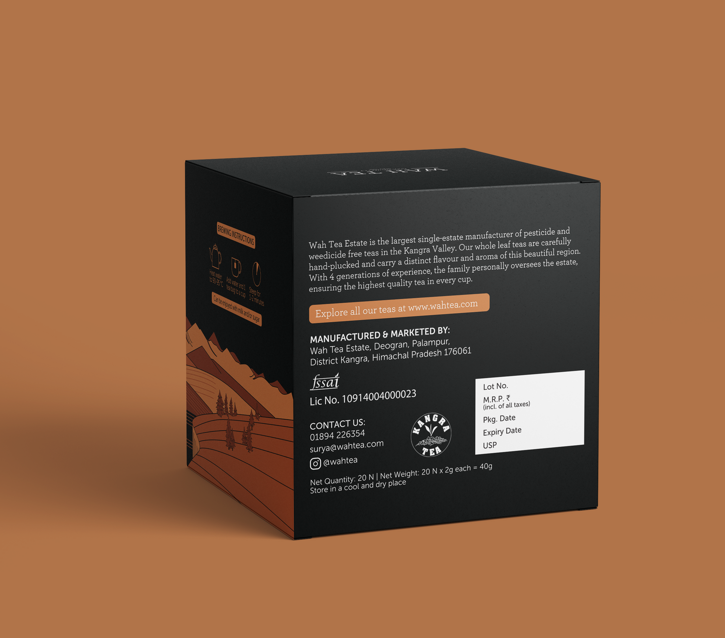 Masala Tea · 20 pcs · Tea Bags - Shop Wah Tea