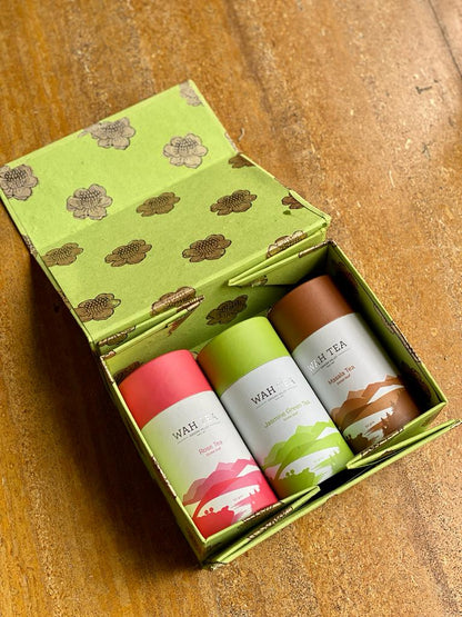 Wah Tea x Dakshini Prayash Gift Box (Green)
