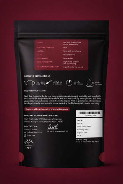 Kangra Bold Tea · Loose Leaf · 200g · Black Tea - Shop Wah Tea