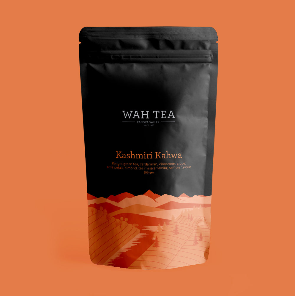 Kashmiri Kahwa · Loose Leaf · 100g · Green Tea - Shop Wah Tea