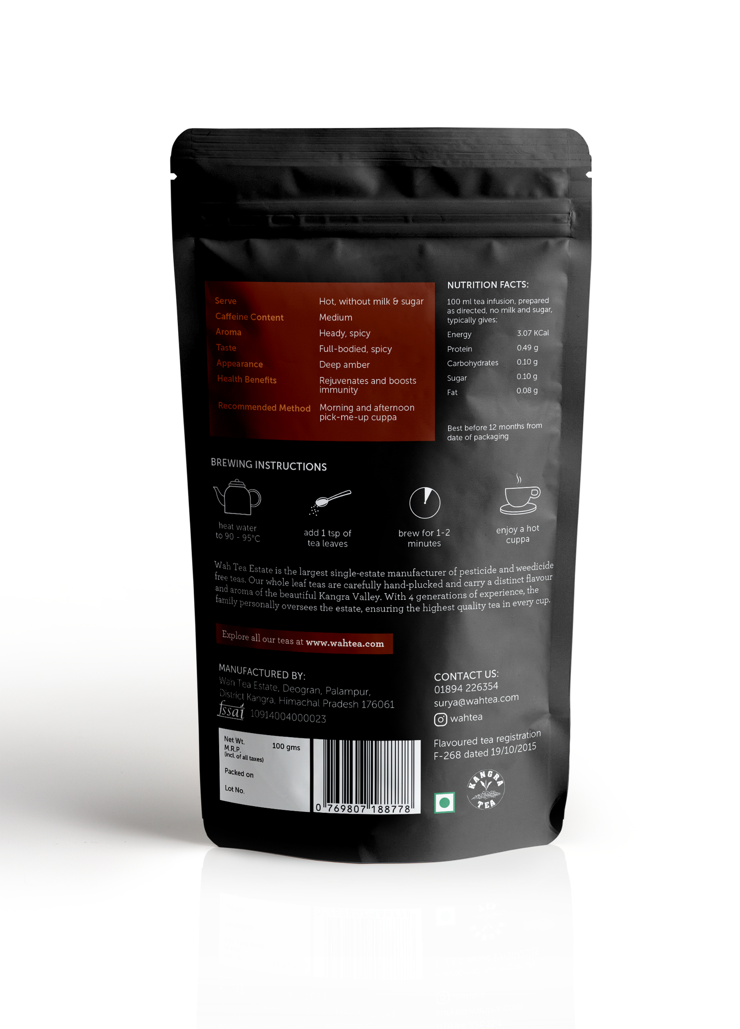 Masala Tea · Loose Leaf · 100g · Black Tea