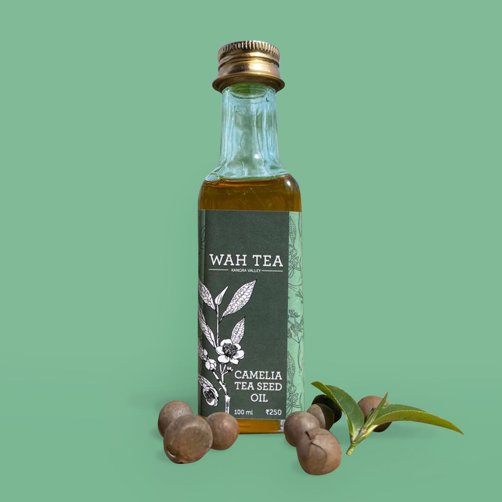 Camellia Tea Seed Oil · 100ml · Glass Bottle – Shop Wah Tea